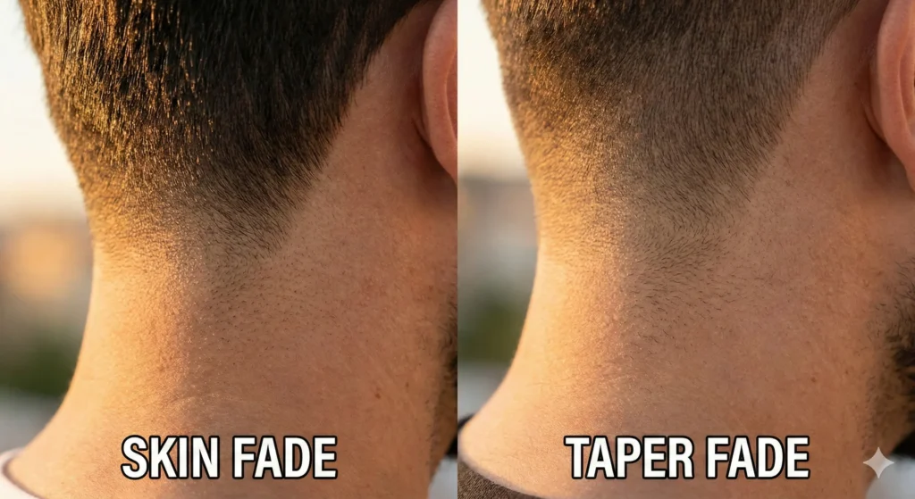 Skin Fade Vs Taper Fade Close Up 1024x559